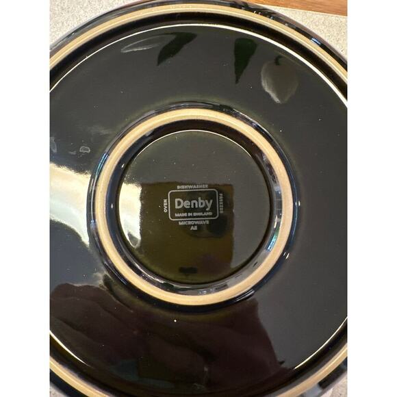 Denby Halo Coupe Salad Plate 8 in New IN Box Set of 4 - Picture 2 of 5